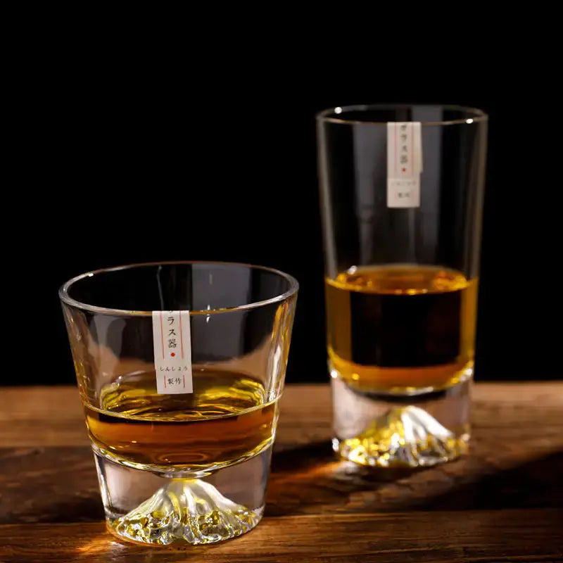 Japanese Mount Fuji Style Whiskey Glass GLR SHOPPING