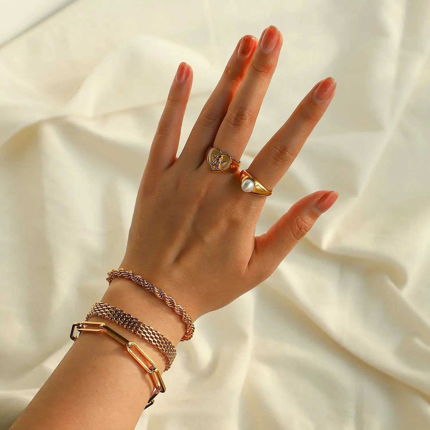 Heart-shaped Angel Rings for Women GLR SHOPPING