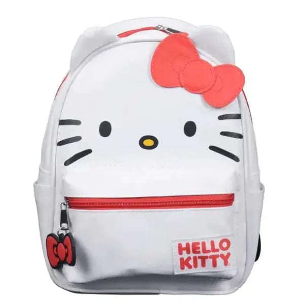 Red White Bow Backpack Bag GLR SHOPPING