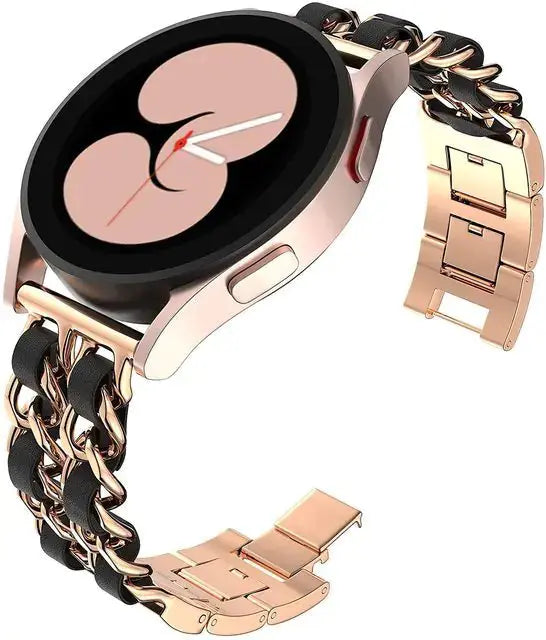 Metal Leather Strap for Samsung Watch - GLR SHOPPING