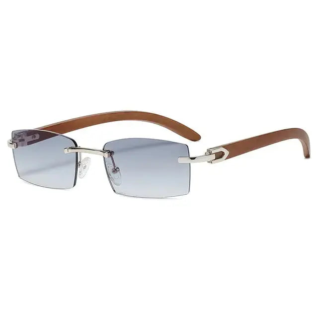 Rectangle Fashion Rimless Sunglasses GLR SHOPPING