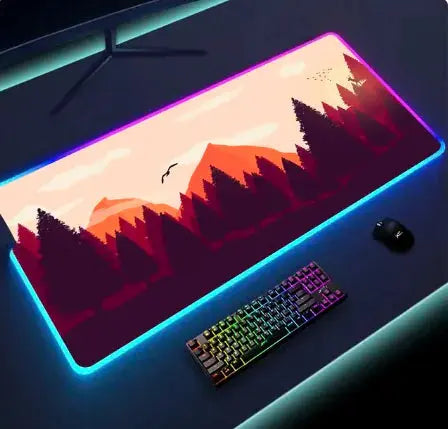 Luminous LED Lighting Mouse Pad GLR SHOPPING