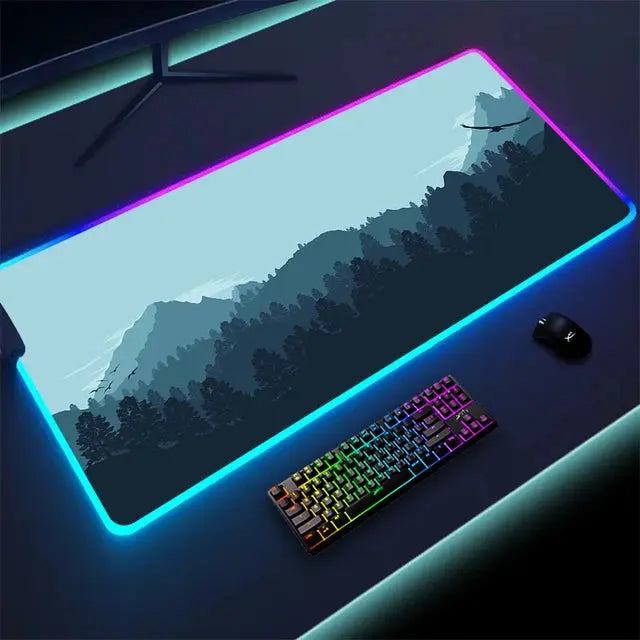 Luminous LED Lighting Mouse Pad GLR SHOPPING
