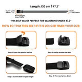 Men's Plastic Cam Buckle Nylon Belt