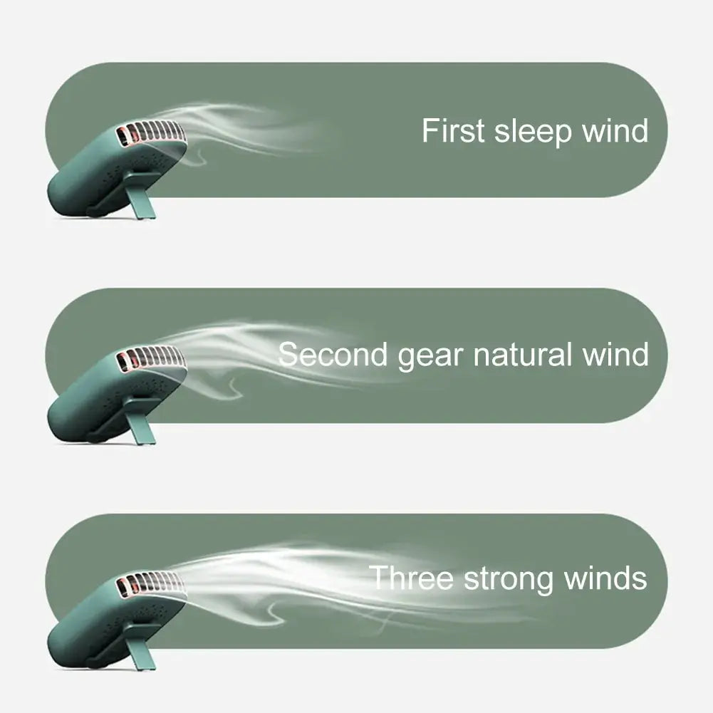 Mini Portable Bladeless Neck Fan GLR SHOPPING