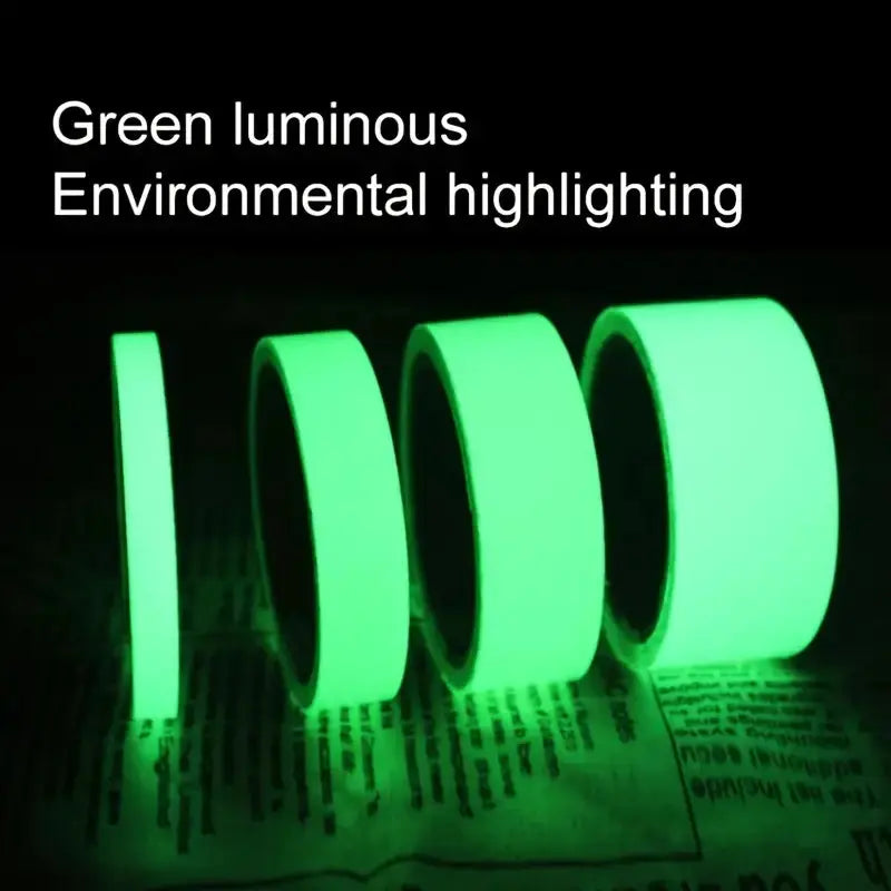 Dark Green Glow Safety Tape GLR SHOPPING