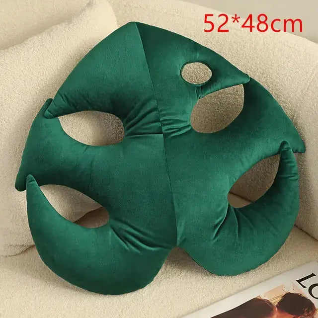 Green Leaf Plush Pillows GLR SHOPPING