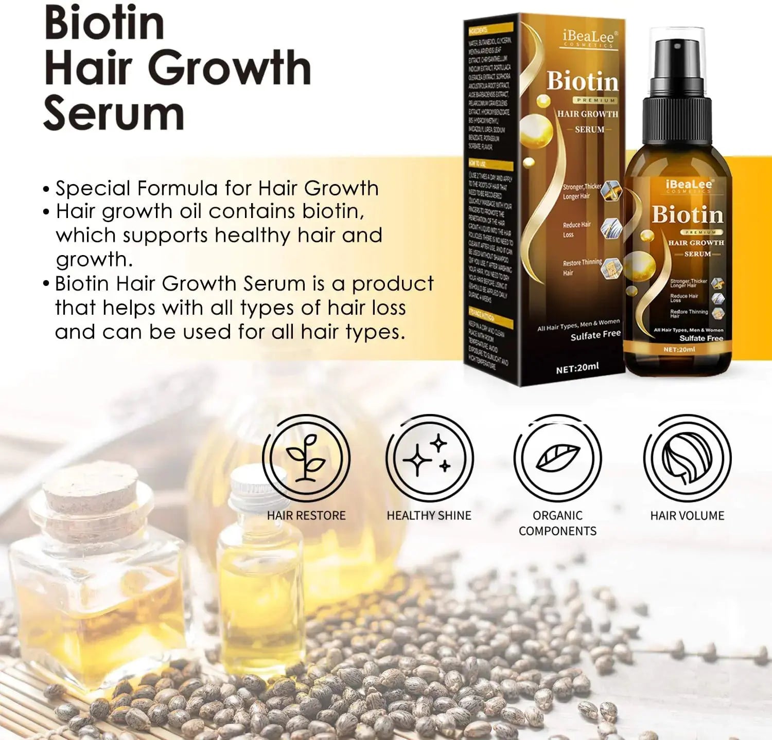 Hair Care Essential Oils GLR SHOPPING