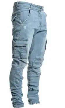 Men's Side Pockets Skinny Jeans GLR SHOPPING
