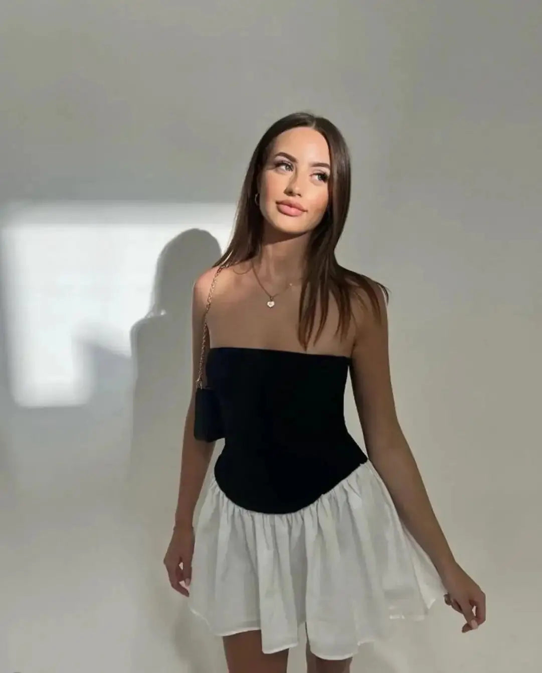 Slim Folds Bodycon Splice Dress GLR SHOPPING