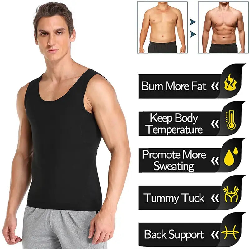 Thermal Compression Sauna Sweat Vest GLR SHOPPING