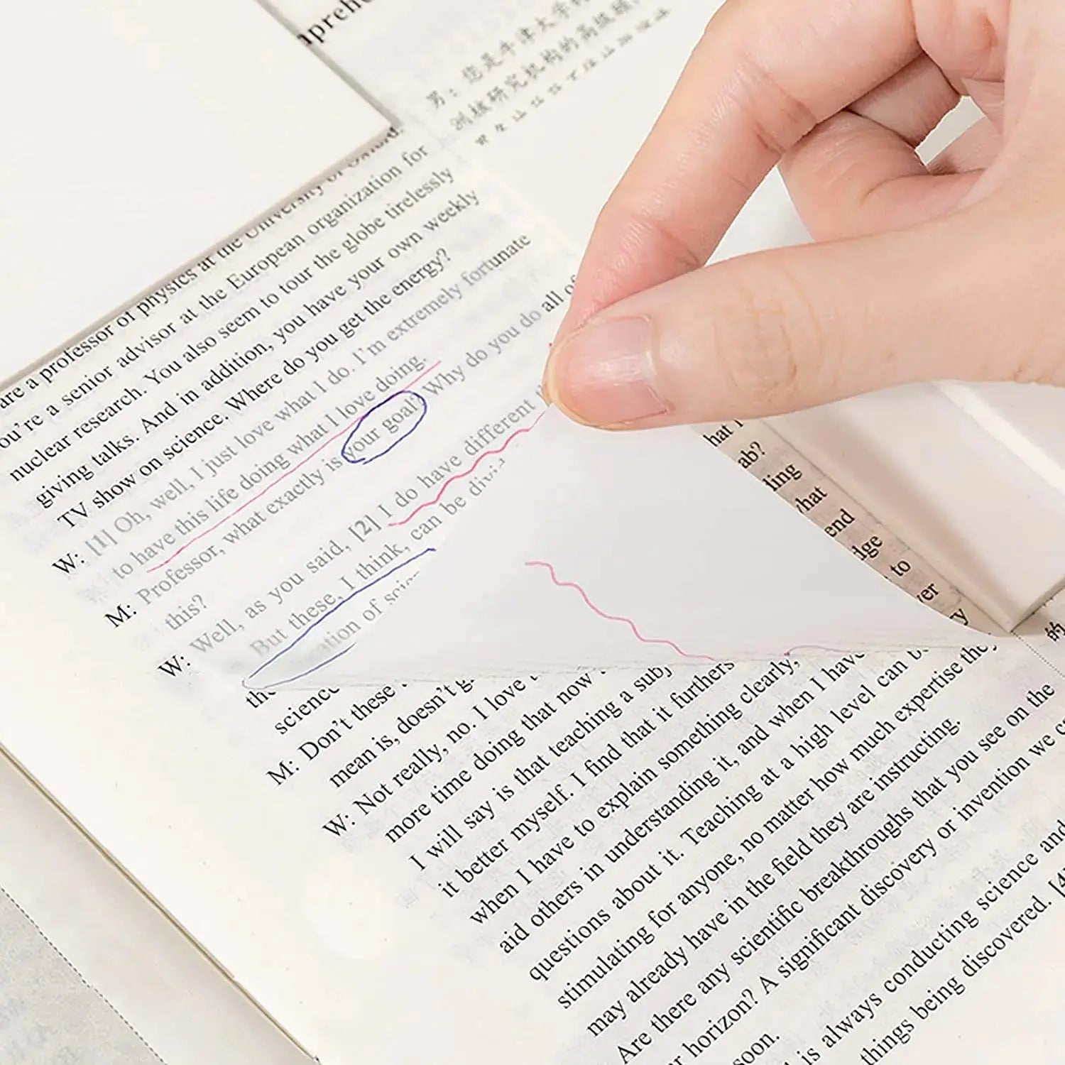 Transparent Waterproof Sticky Notepads GLR SHOPPING