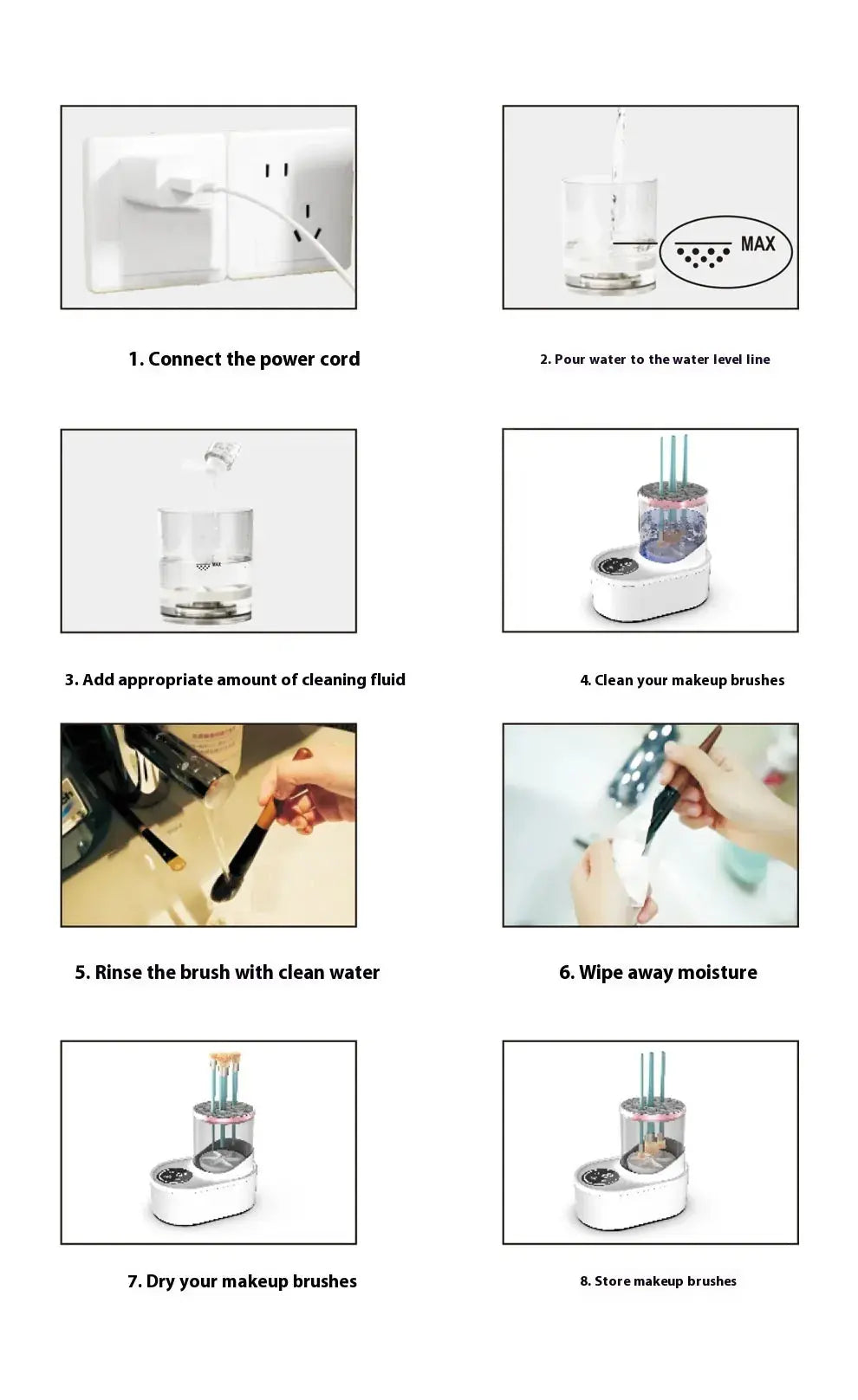 Electric Makeup Brush Cleaner & Dryer GLR SHOPPING