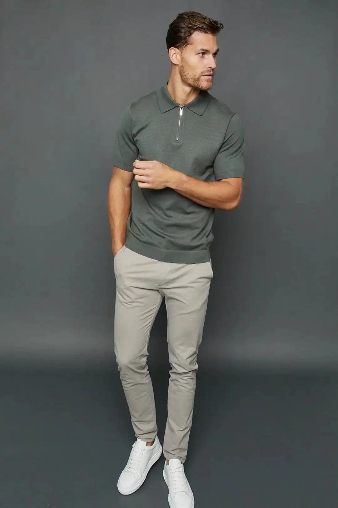 Knitted polo shirt GLR SHOPPING
