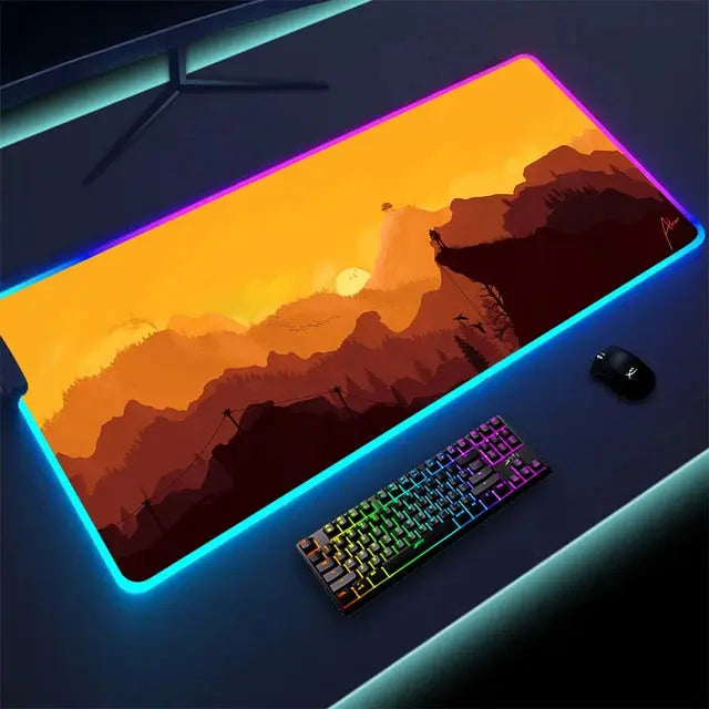 Luminous LED Lighting Mouse Pad GLR SHOPPING