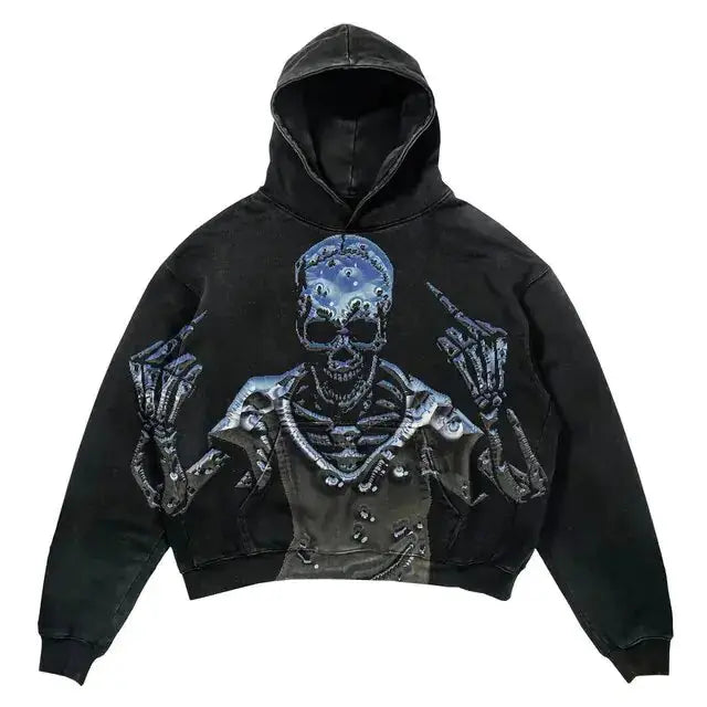 Punk Wind Ninja Printed Hoodies GLR SHOPPING