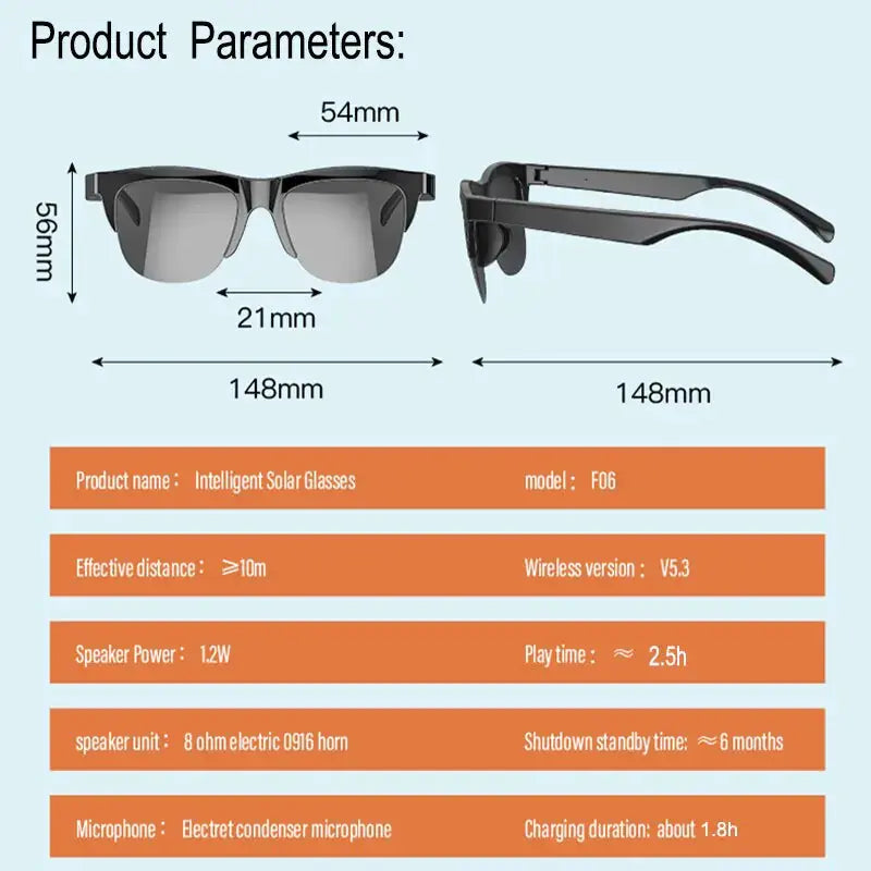 Bluetooth Sunglasses GLR SHOPPING