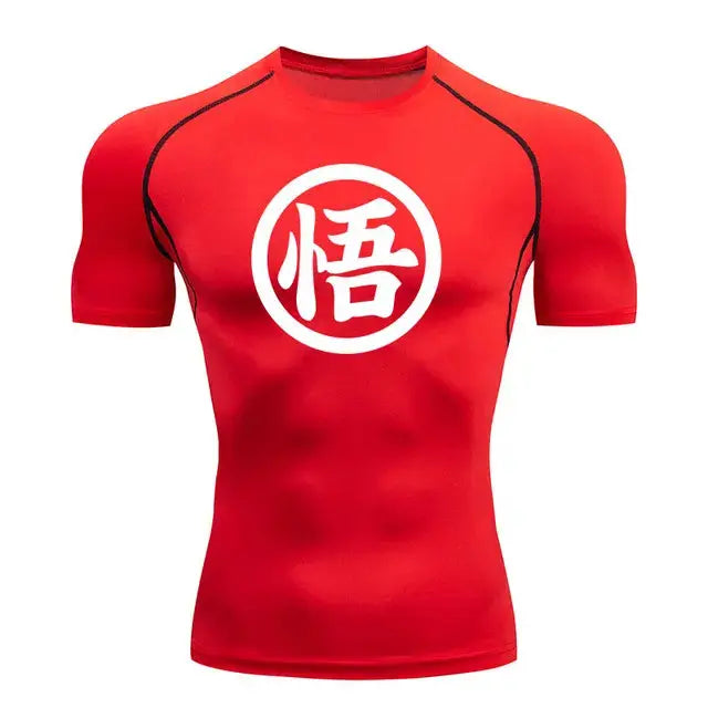 Anime Aesthetic Compression Shirt GLR SHOPPING