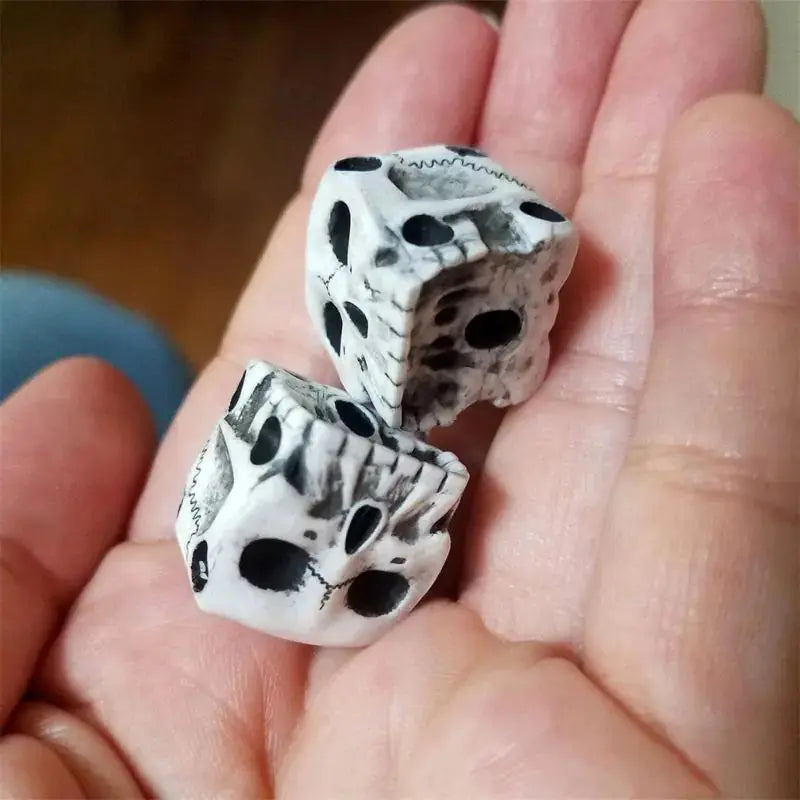 1Pcs 6-Sided Skull Dice GLR SHOPPING