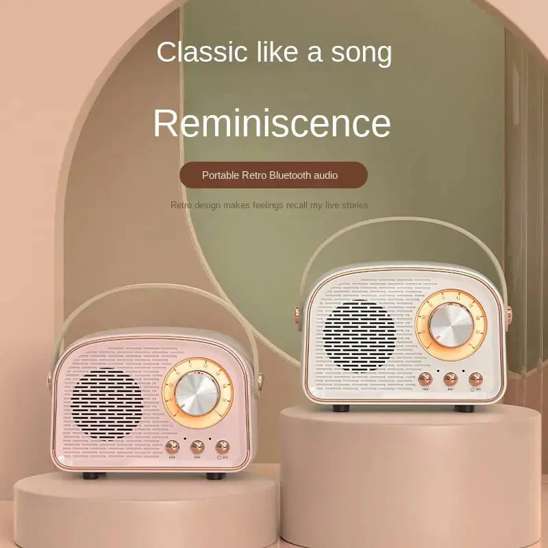 Retro Mini Bluetooth Speaker GLR SHOPPING