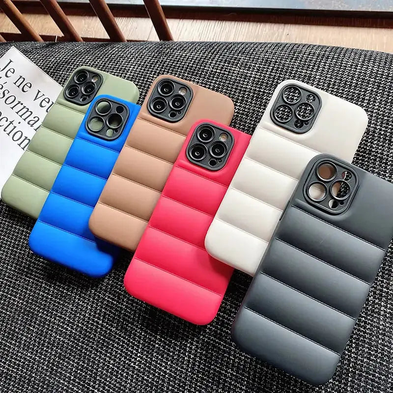 Jacket Puffer Bumper Matte Phone Case GLR SHOPPING