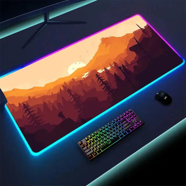 Luminous LED Lighting Mouse Pad GLR SHOPPING