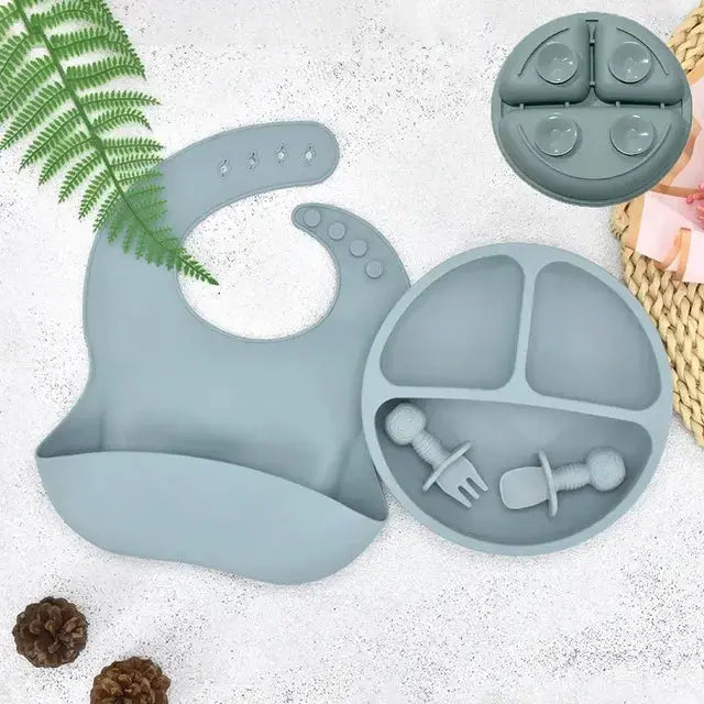 Baby Silicone Plate Set GLR SHOPPING