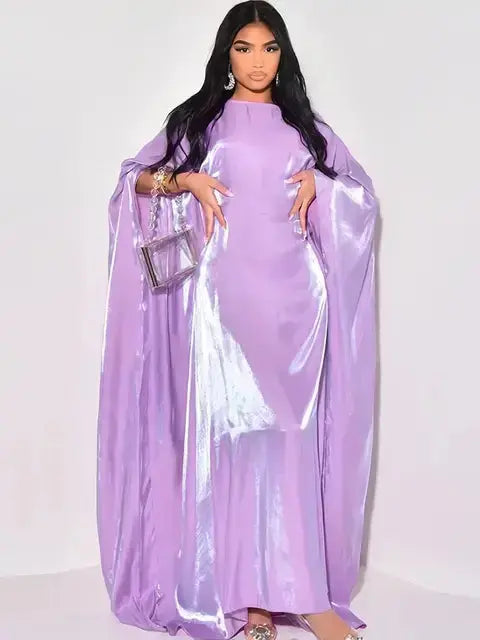 Satin Butterfly Abaya GLR SHOPPING