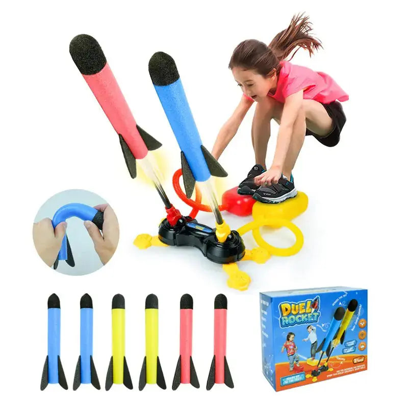 Children Outdoor Air Rocket Foot Launcher GLR SHOPPING