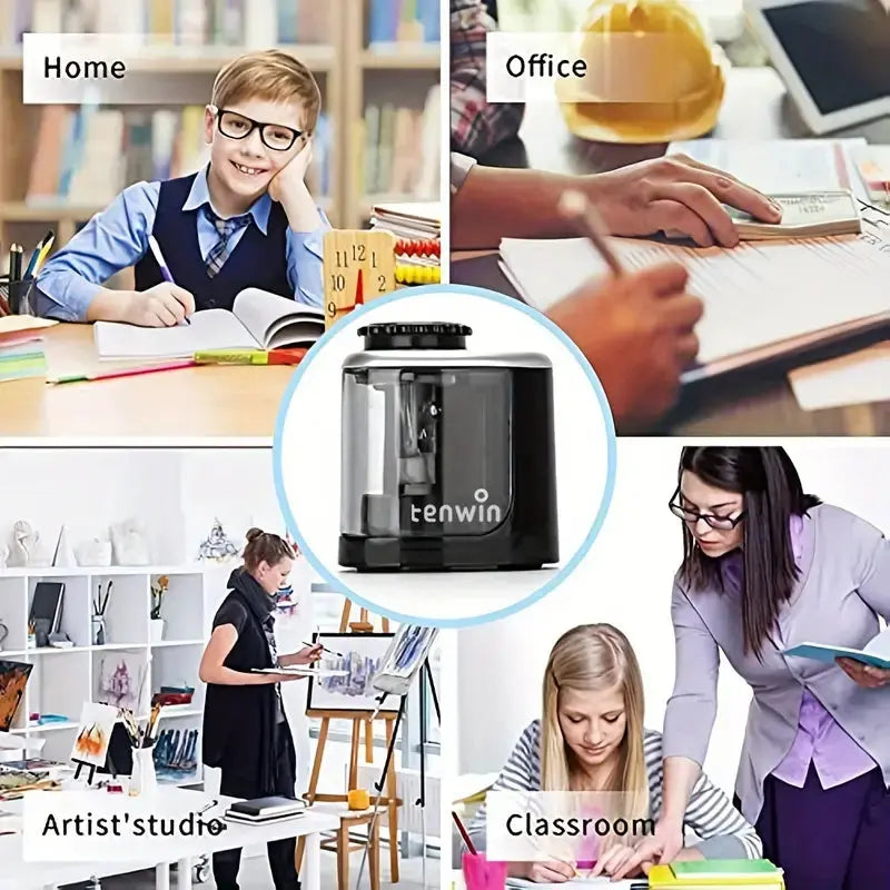 Portable Electric Pencil Sharpener GLR SHOPPING