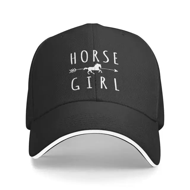 Horse Girl Riders Racer Cap GLR SHOPPING