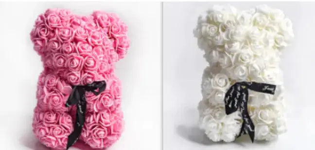 Rose Bear Teddy - Valentine's Day PE Foam Rose Bear GLR SHOPPING