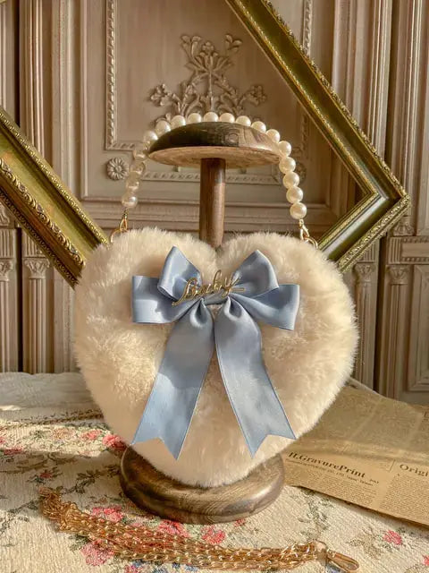 Heart Plush Hand Carrying Bag GLR SHOPPING