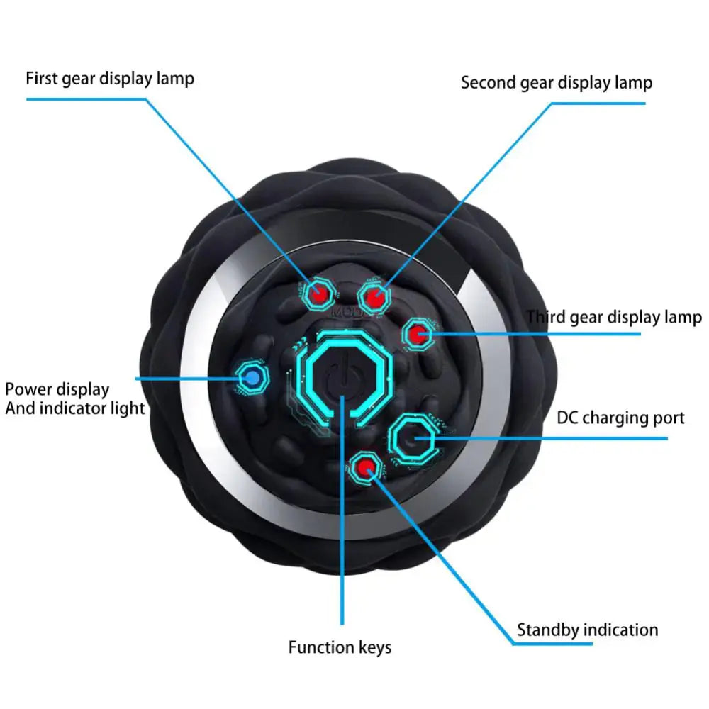 Vibrating Massage Ball for Fitness GLR SHOPPING