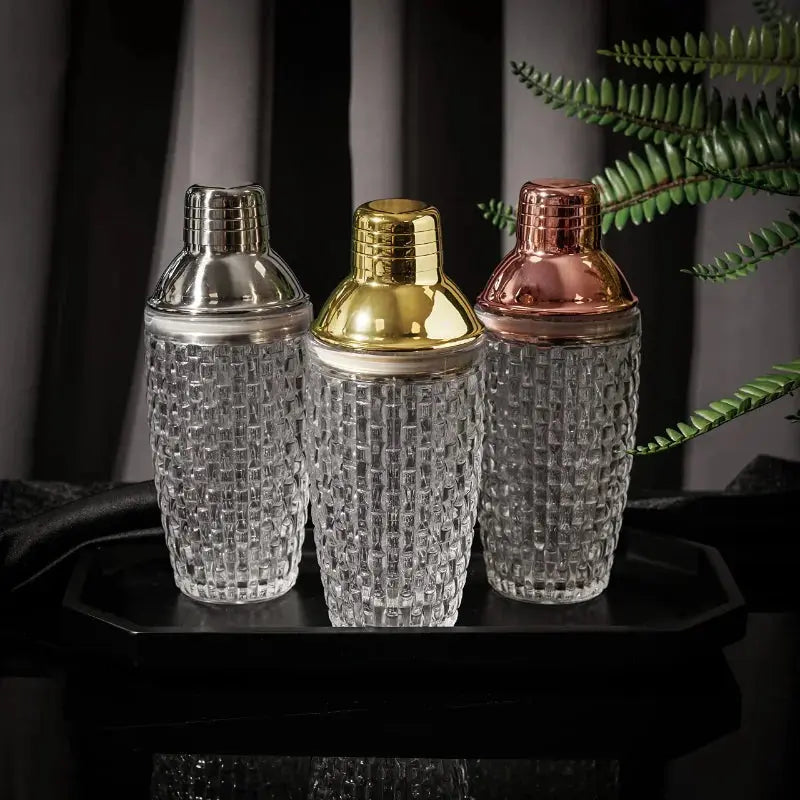 Glass Cocktail Shaker Kit GLR SHOPPING