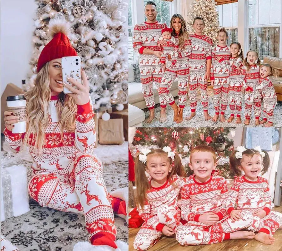 Christmas Pajamas Fall Family Set GLR SHOPPING