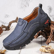 Men's Casual Breathable Loafers Leather Shoes GLR SHOPPING