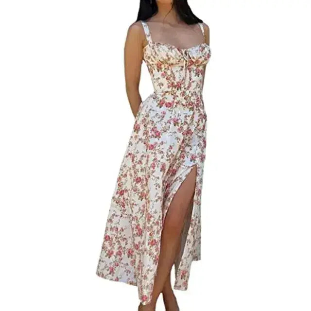 Elegant Midi Spaghetti Strap GLR SHOPPING