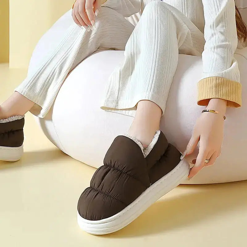 Thick Plush Unisex Flats GLR SHOPPING