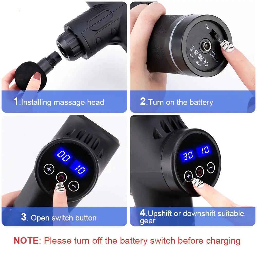 Muscle Relax High-frequency Massage Gun GLR SHOPPING