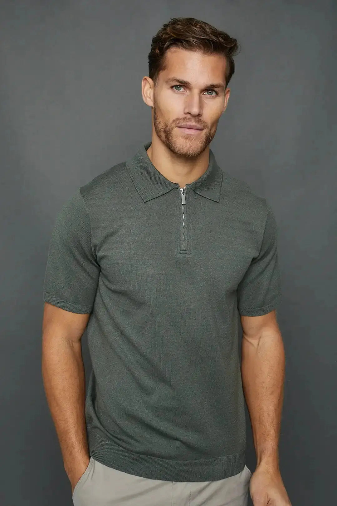 Knitted polo shirt GLR SHOPPING