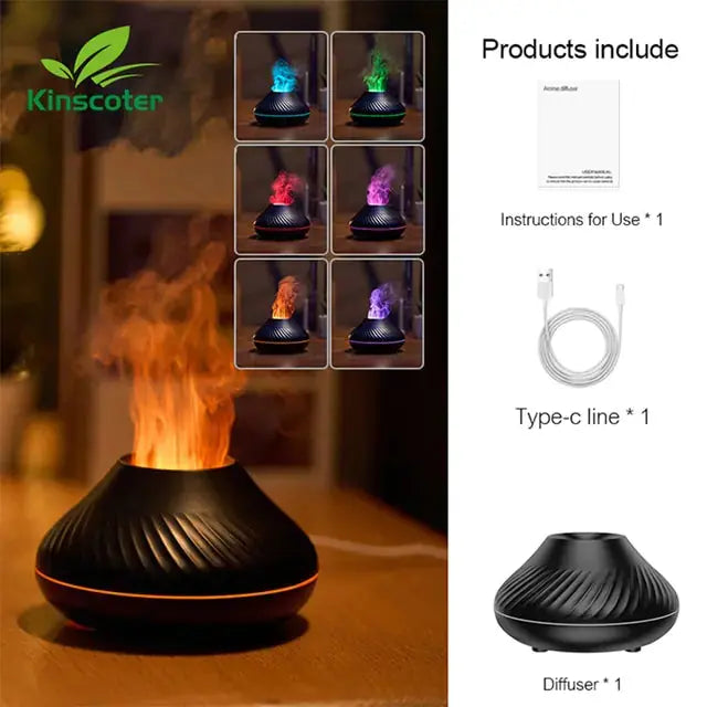 Volcano Humidifier Essential Oil Diffuser GLR SHOPPING