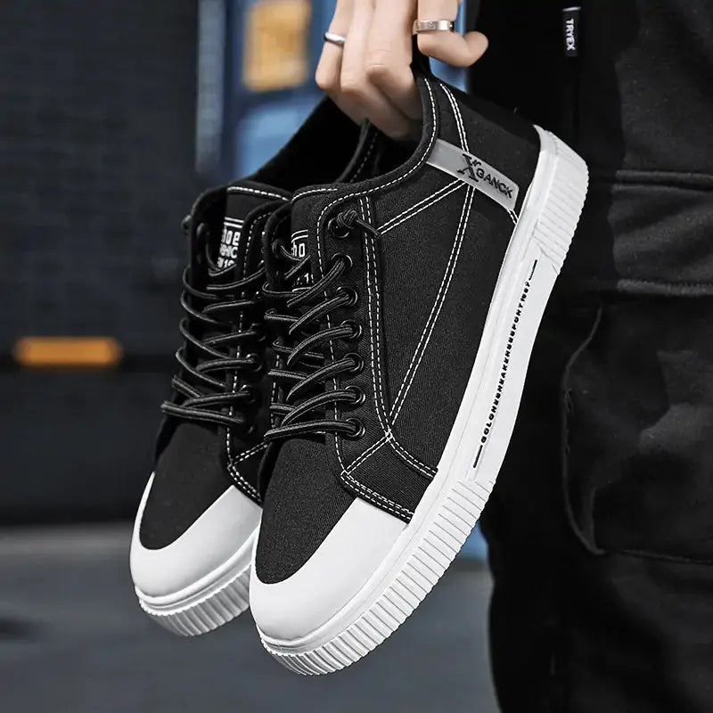 Breathable Canvas Sneakers for Men GLR SHOPPING
