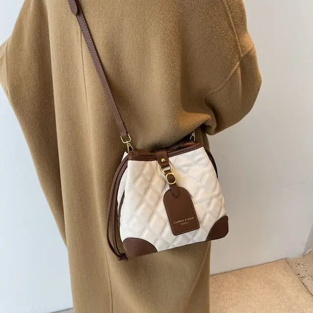 Embroidered Thread Bucket Bag - GLR SHOPPING