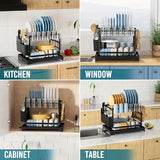Compact Chef's 2-Tier Dish Organizer