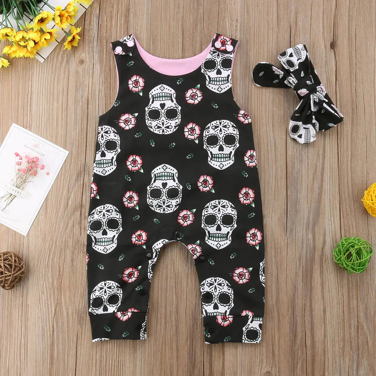 Baby Skull Romper Set GLR SHOPPING