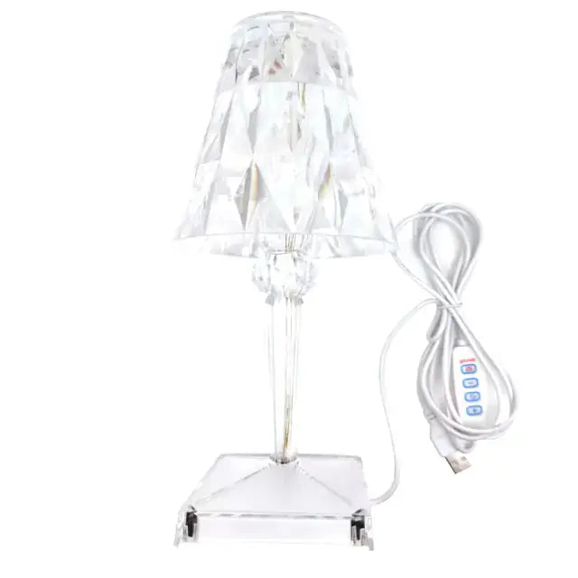 Diamond Table Lamp: USB Touch Sensor LED Night Light GLR SHOPPING
