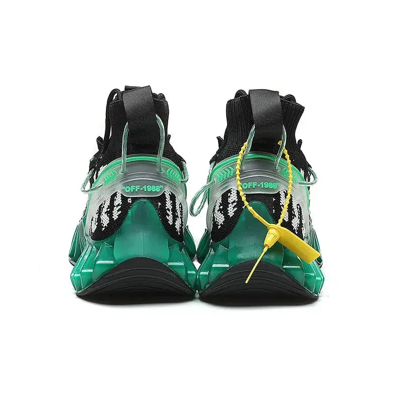 Men's Fluorescent Blade Sneakers GLR SHOPPING