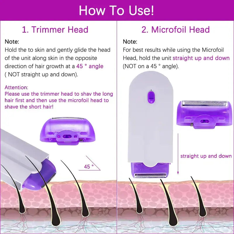 Painless Hair Removal Laser Kit GLR SHOPPING