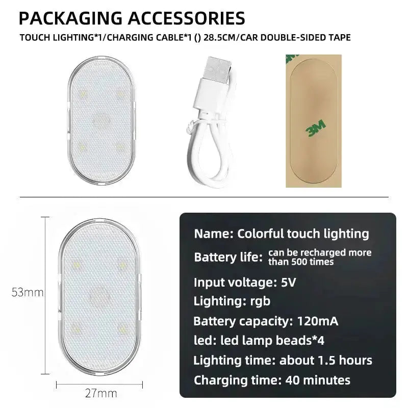 Car Touch Interior Light GLR SHOPPING